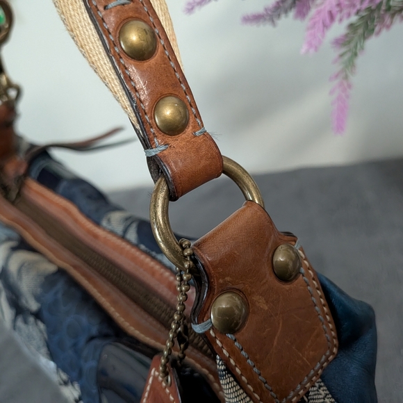 Coach Vintage Denim Patchwork Hobo - Picture 5 of 8